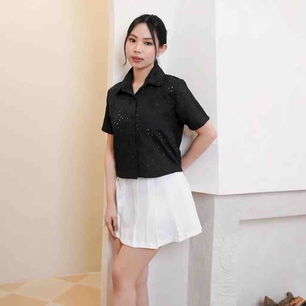 Erlina Kemeja Katun Bolong