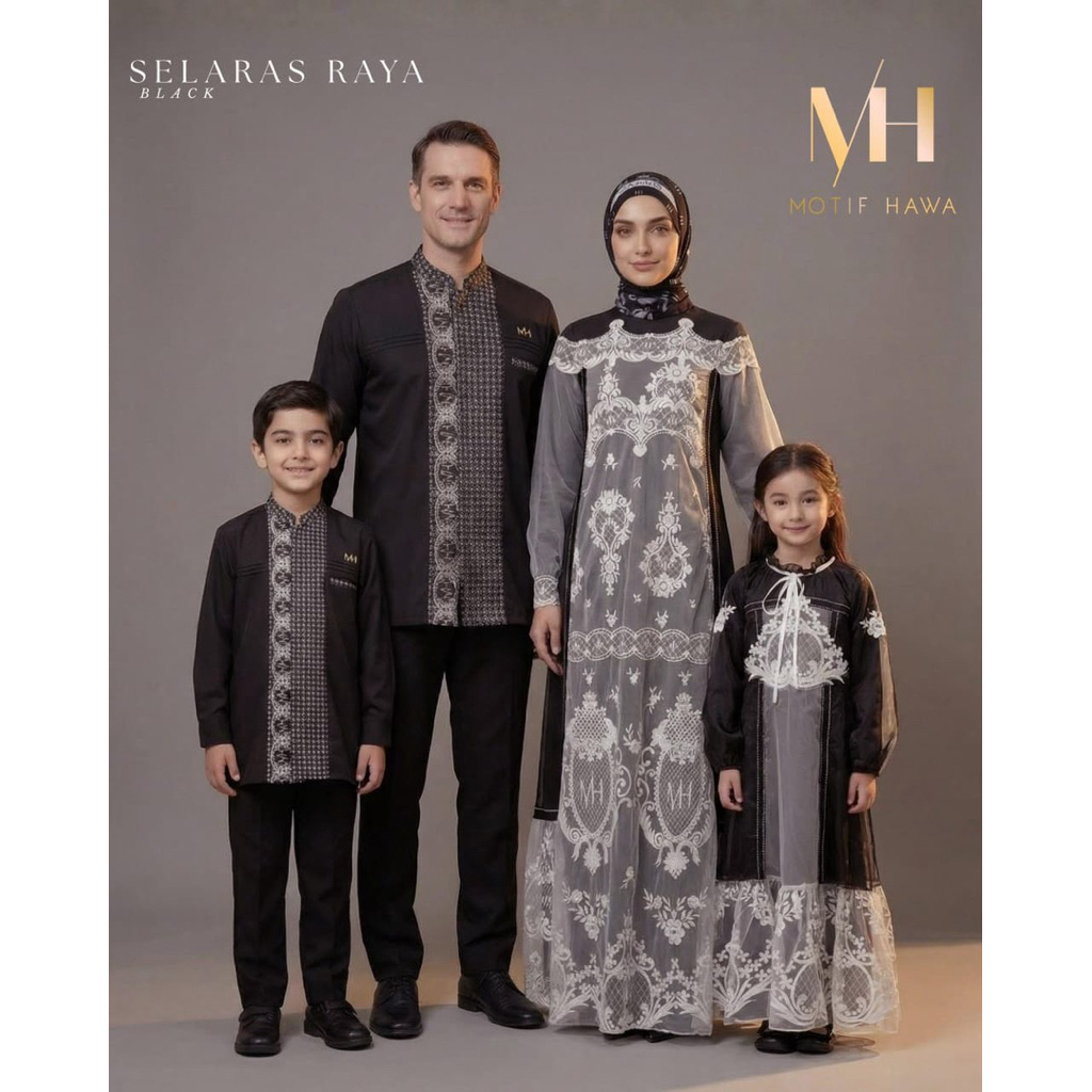 MOTIF HAWA SARIMBIT GAMIS DRESS SELARAS RAYA SERIES ORI BY MOTIF HAWA