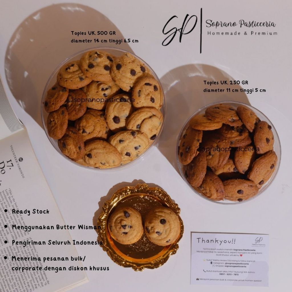 Chocochips Kue Kering Premium 250 Gram | 500 Gram