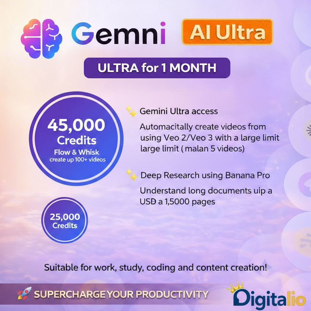 [KIRIM CEPAT] Gemini AI Ultra Premium AkYun //1 bulan