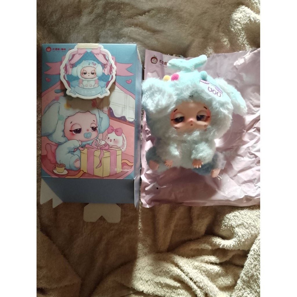 SALE DOUDOU SLEEPY BABY BLUE COVER (harga 135k)