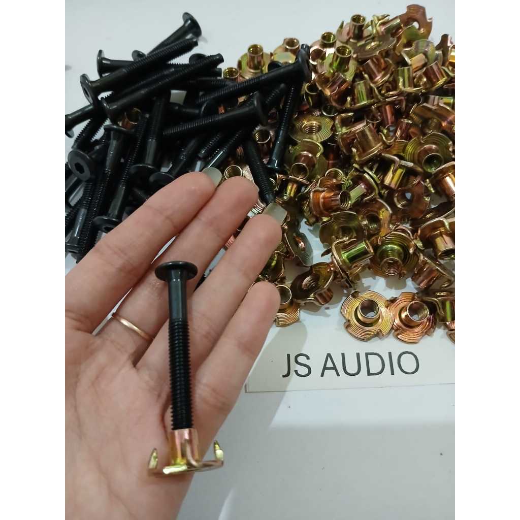 Baut speaker 18" Mur cakar M.6 + baut L 5.cm