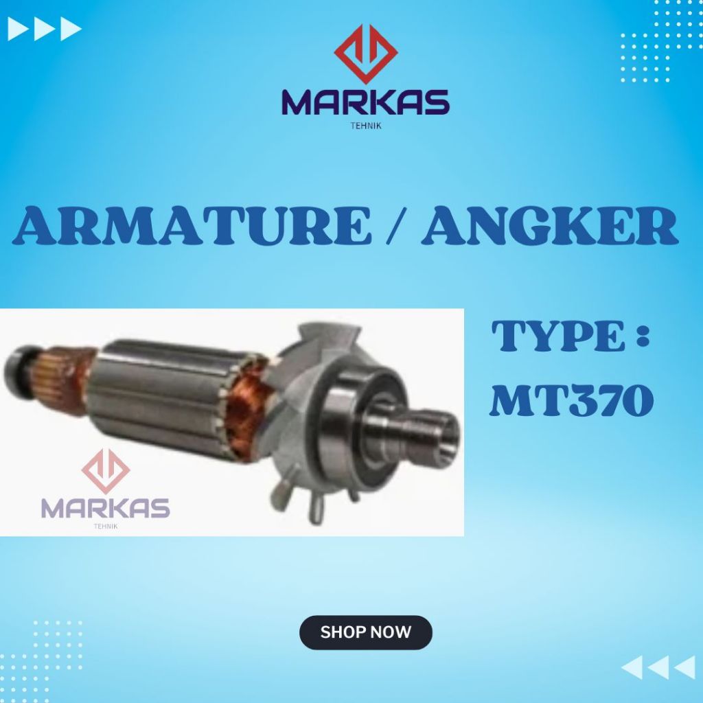 Armature Mesin Trimmer Maktec MT370 Angker Dinamo Mesin Router Trimer Maktec MT 370 [BISA COD].