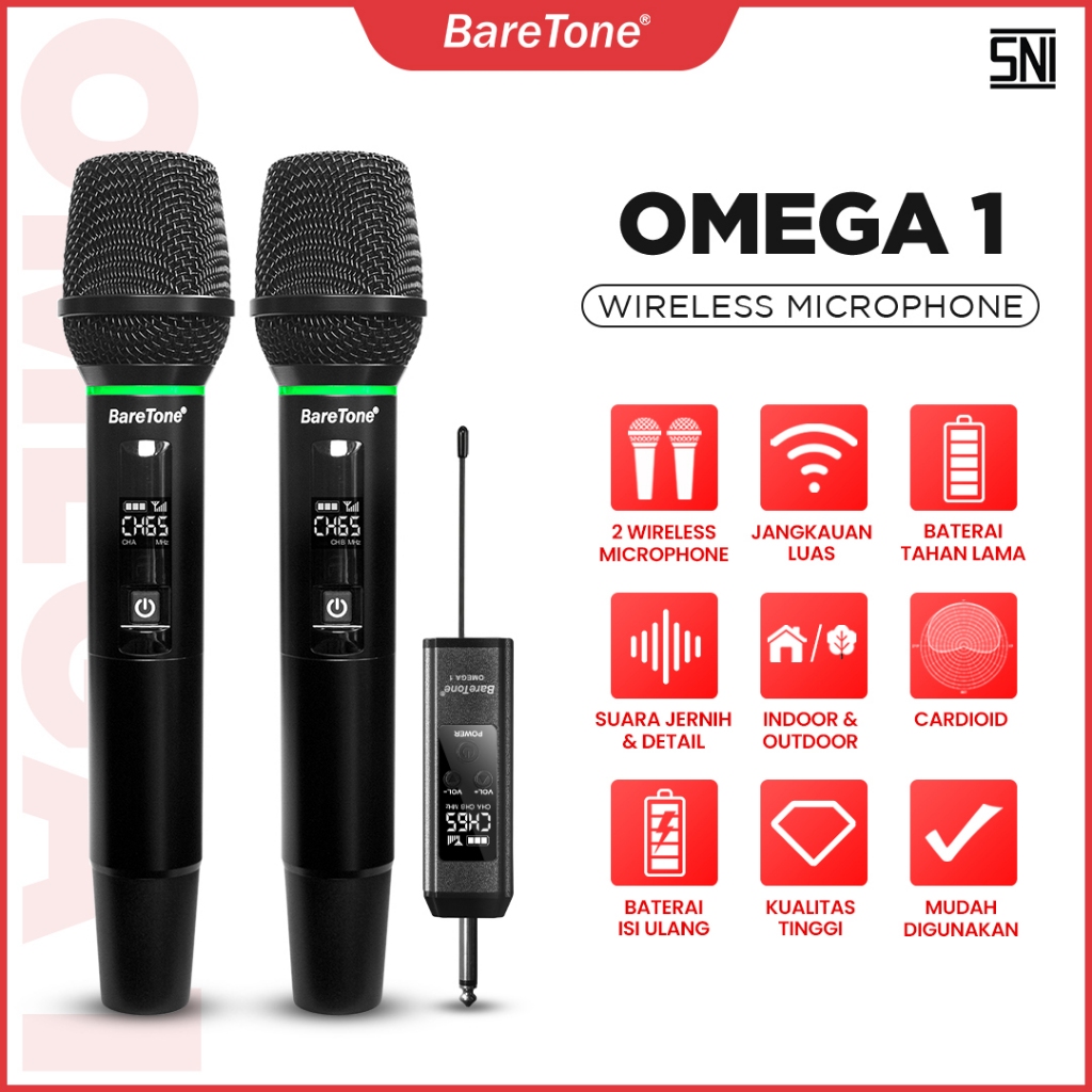 BARETONE AUDIO WIRELESS MICROPHONE OMEGA 1