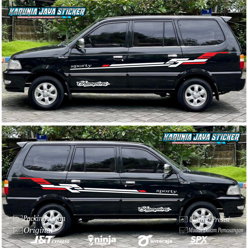Stiker Mobil Kijang Super Stiker Body Kijang Super Stiker Kijang Super Cutting Sticker Terbaru