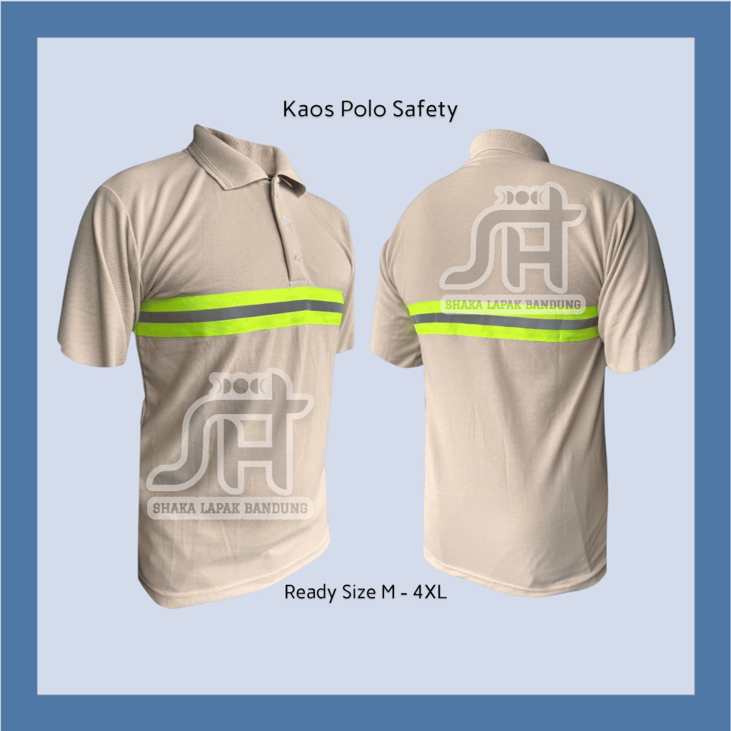 Kaos Proyek Lapangan Scotlight Bahan Katun - Pakaian Pria Kaos Safety