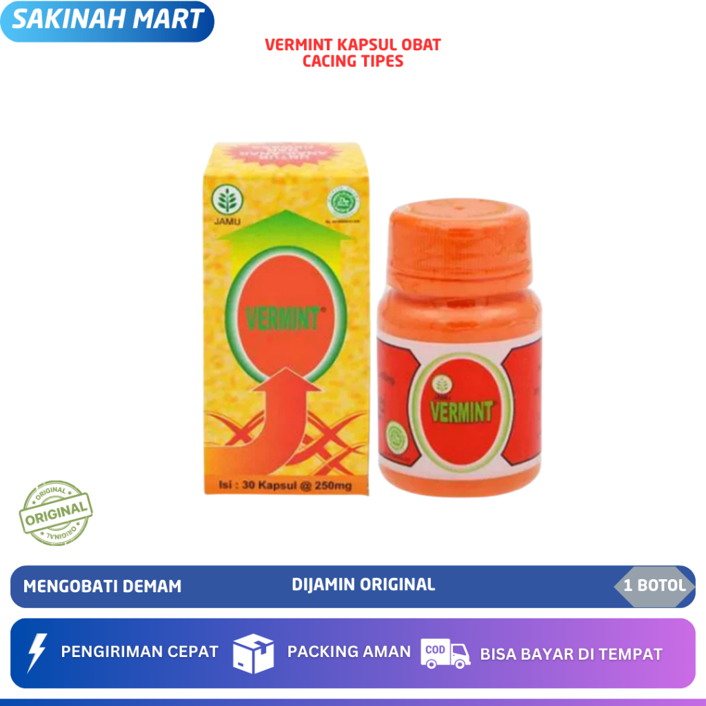 Vermint Kapsul Obat Cacing Tipes