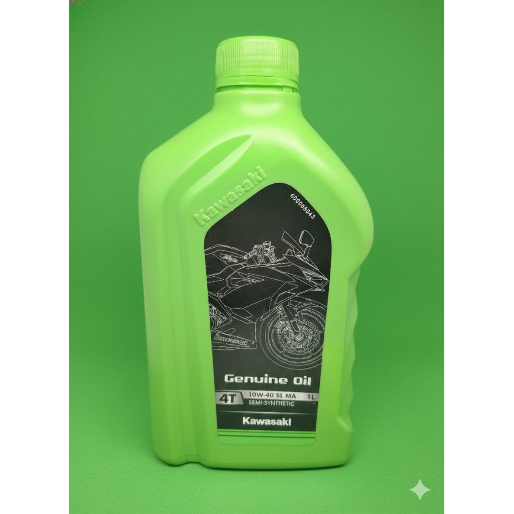 Oli mesin motor kawasaki 1L semi synthetic 10W-40 SL MA