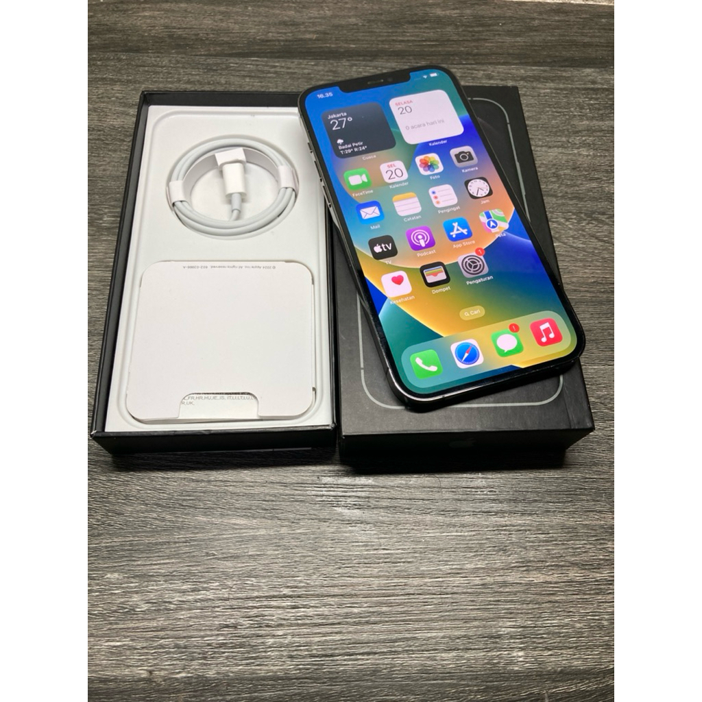 iPhone 12 Pro Max 128GB - Resmi iBox (Fullset)