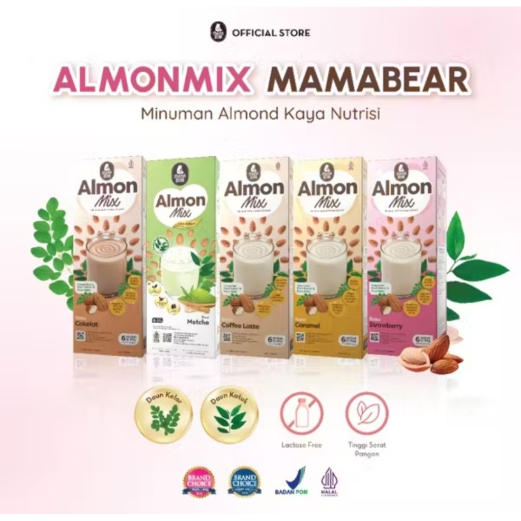 MamaBear Almon Mix Minuman Serbuk Almon