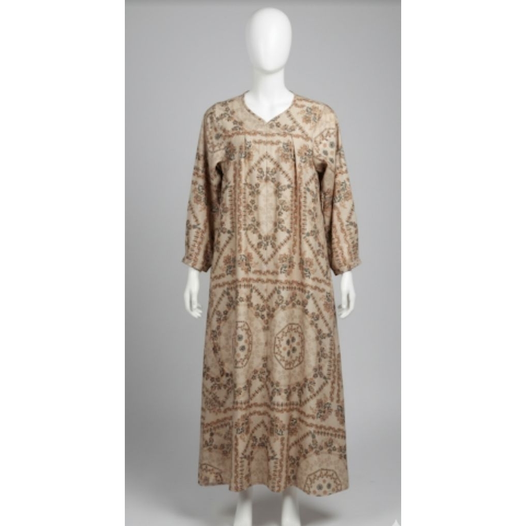 Baju gamis ABG motif bunga