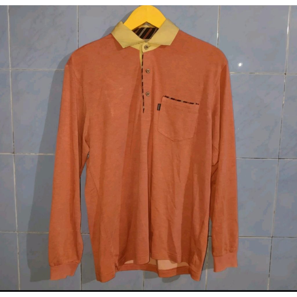 kaos golden bear polo lengan panjang