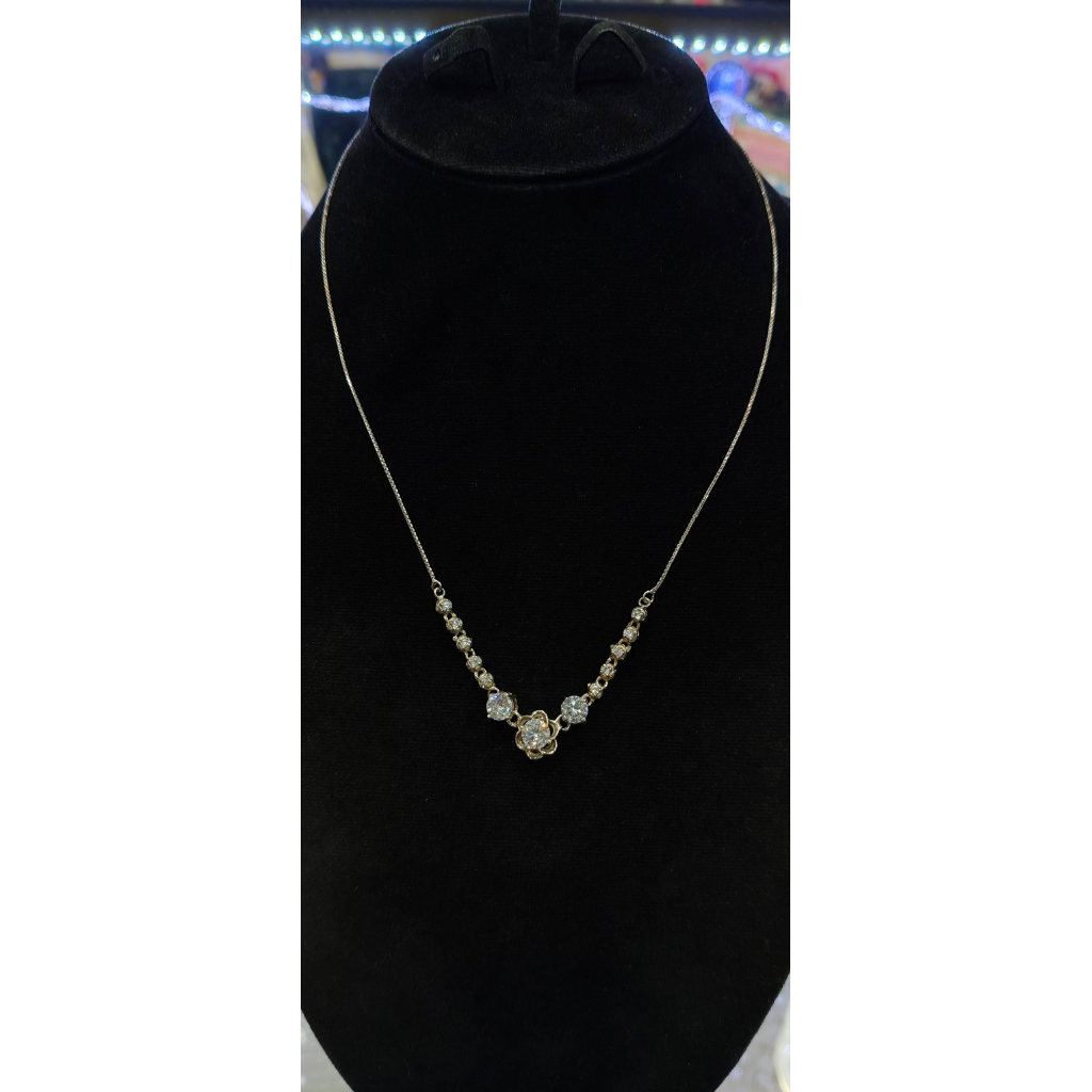 Kalung Perak 925 Permata