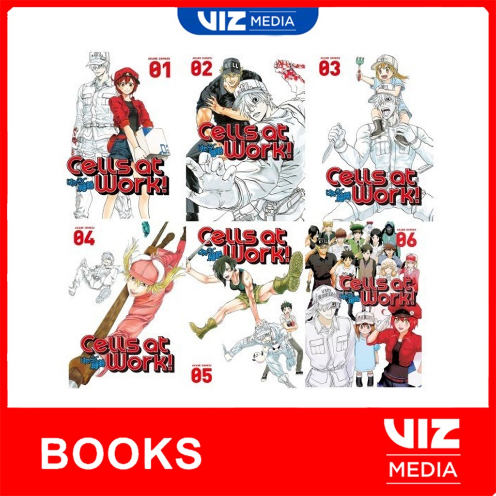 Komik Cells at Work (6 book series)