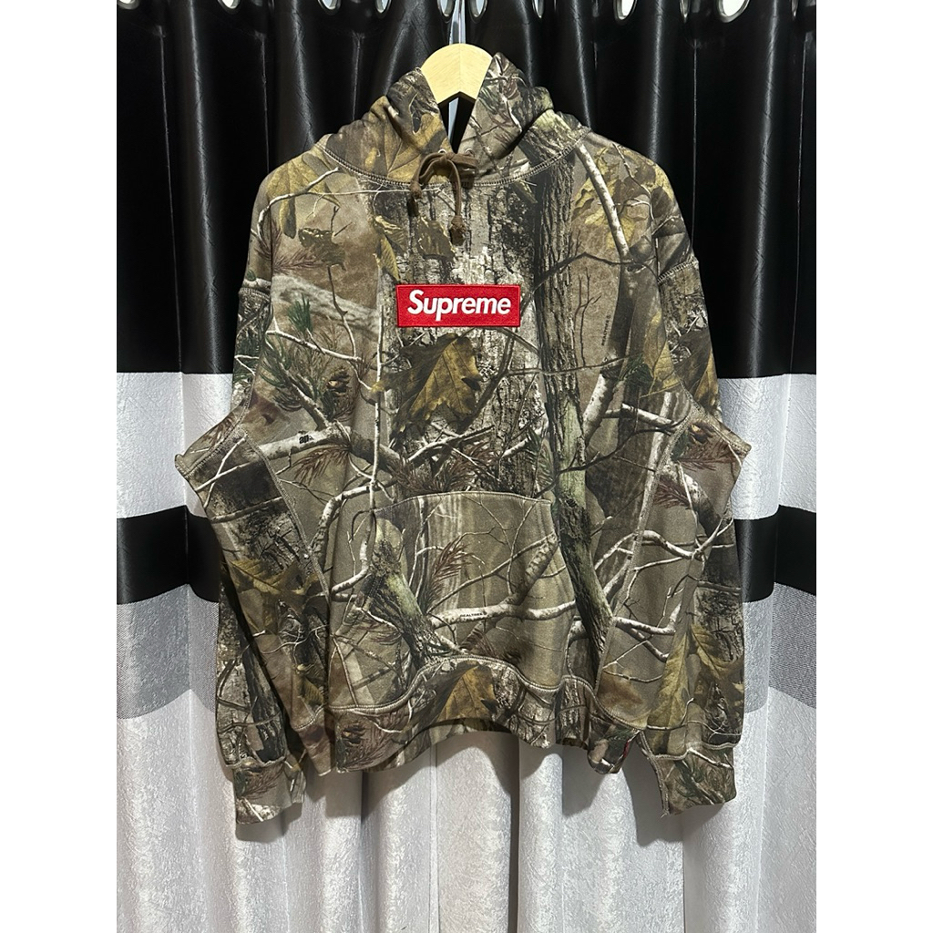 supreme realtree box logo fw25 hoodie