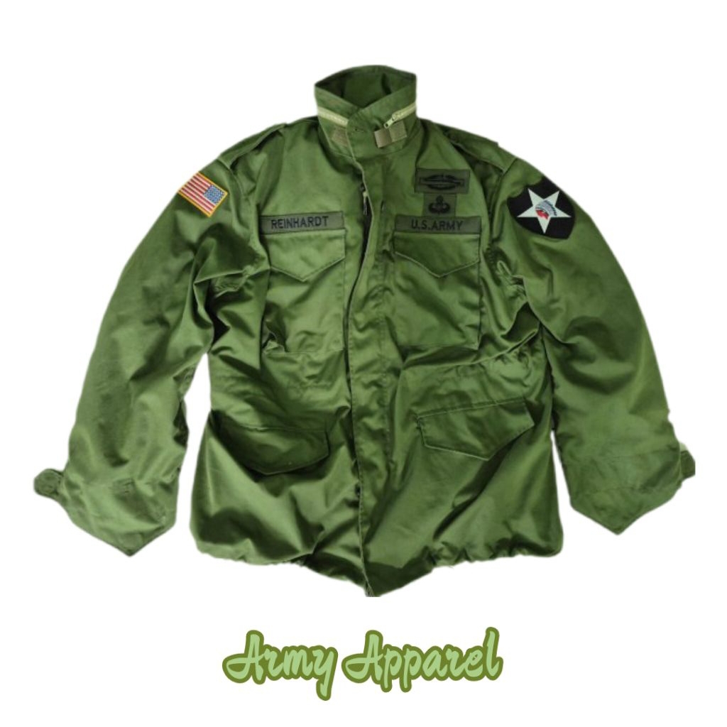 Jaket M65 field jacket Loreng camouflage