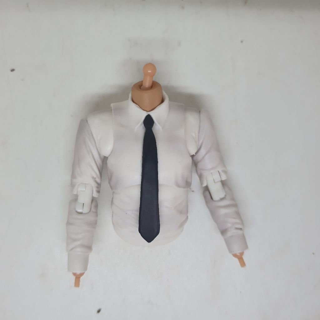 Mafex Body Male Kemeja Putih White Shirt John Wick Keanu Reeves Chapter 4 non original kitbash 1/12