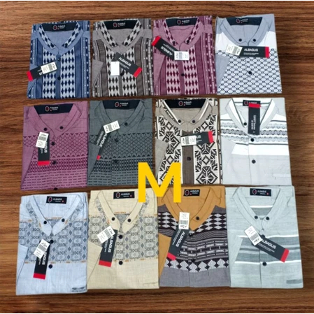 Baju Koko Al Bagus Katun Songket Dingin Dan Nyaman