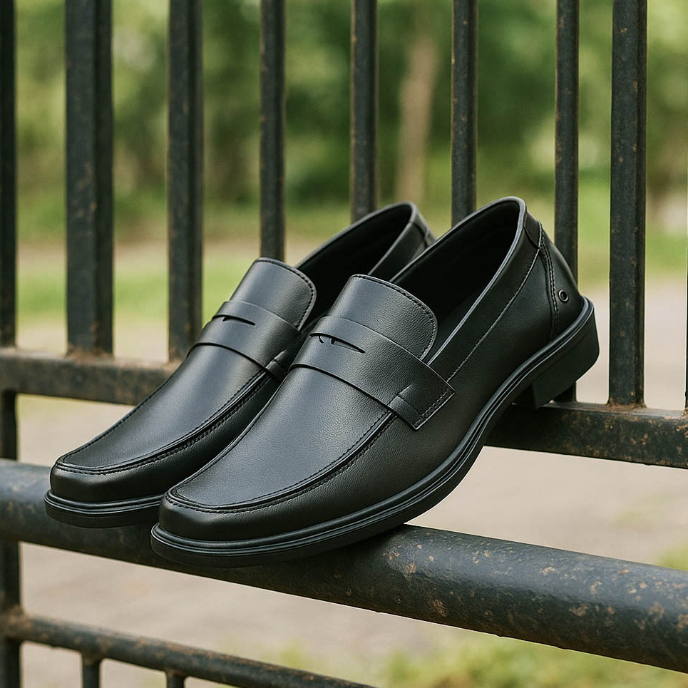 Sepatu Slip On Pria Pantofel Kulit Big Size | No 43 44 45 46 47 | Sepatu Kerja Cowok Pantopel Ukuran