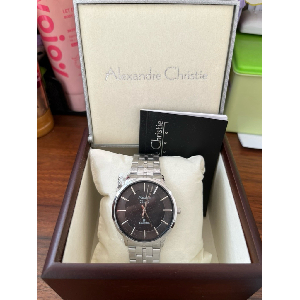 Jam Tangan Pria Alexandre Christie AC 8692 MH BSSBA Classis Slim Ori