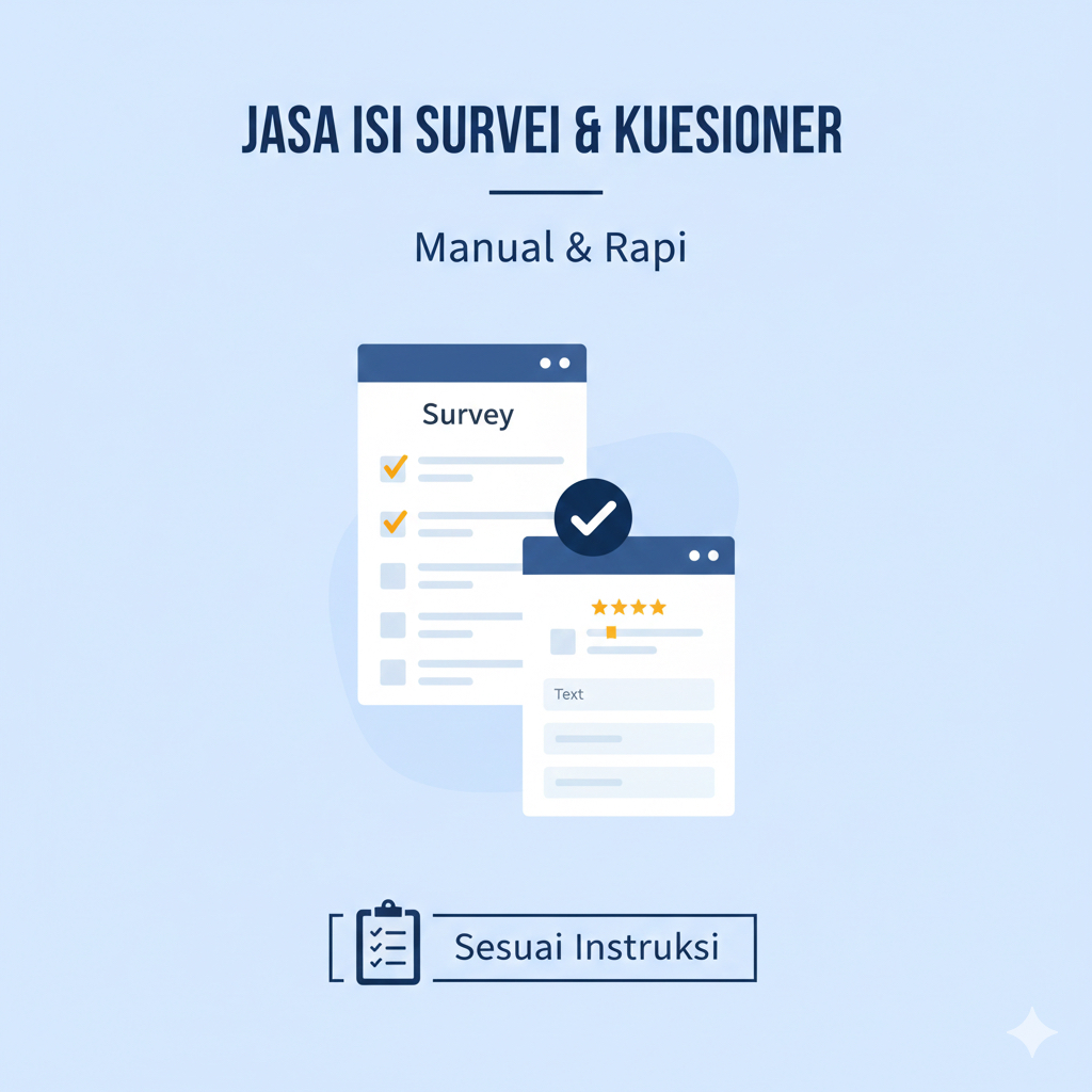Jasa Isi Survei & Kuesioner