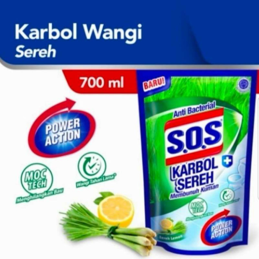 Sos karbol sereh lemon 700ml