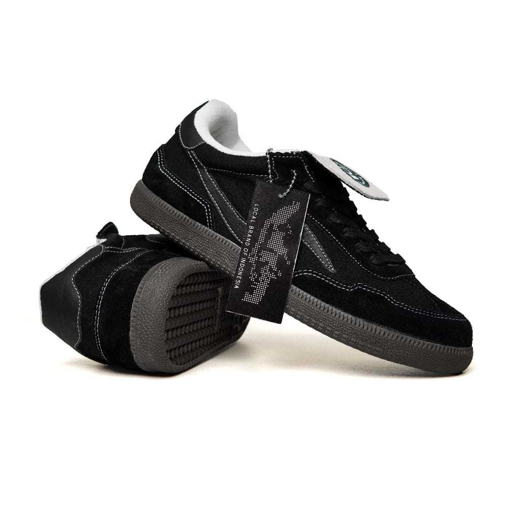 RAINGEL FOOTWEAR UMBRELLA OREO Sepatu Sneakers Kasual Pria Wanita Lokal Original Low Cut Canvas Sued