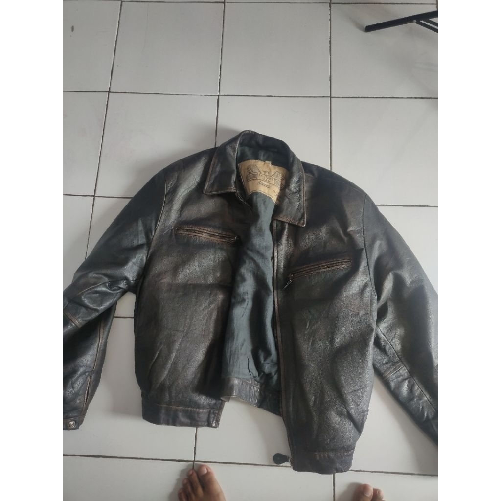 jaket kulit detroit