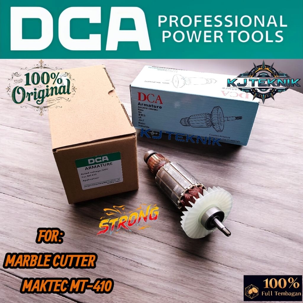 DCA ARMATURE Mesin Potong Kramik Granit Kodok Maktec MT410/ Armatur DCA Angker Dinamo Mesin Marble C