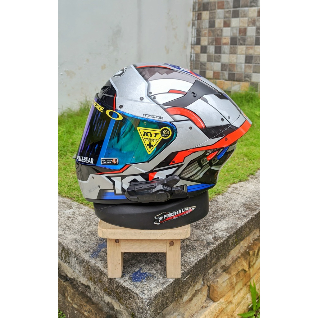 KYT TTC SPACE MONKEY + INTERCOM ZACRO E1 PAKET GANTENG