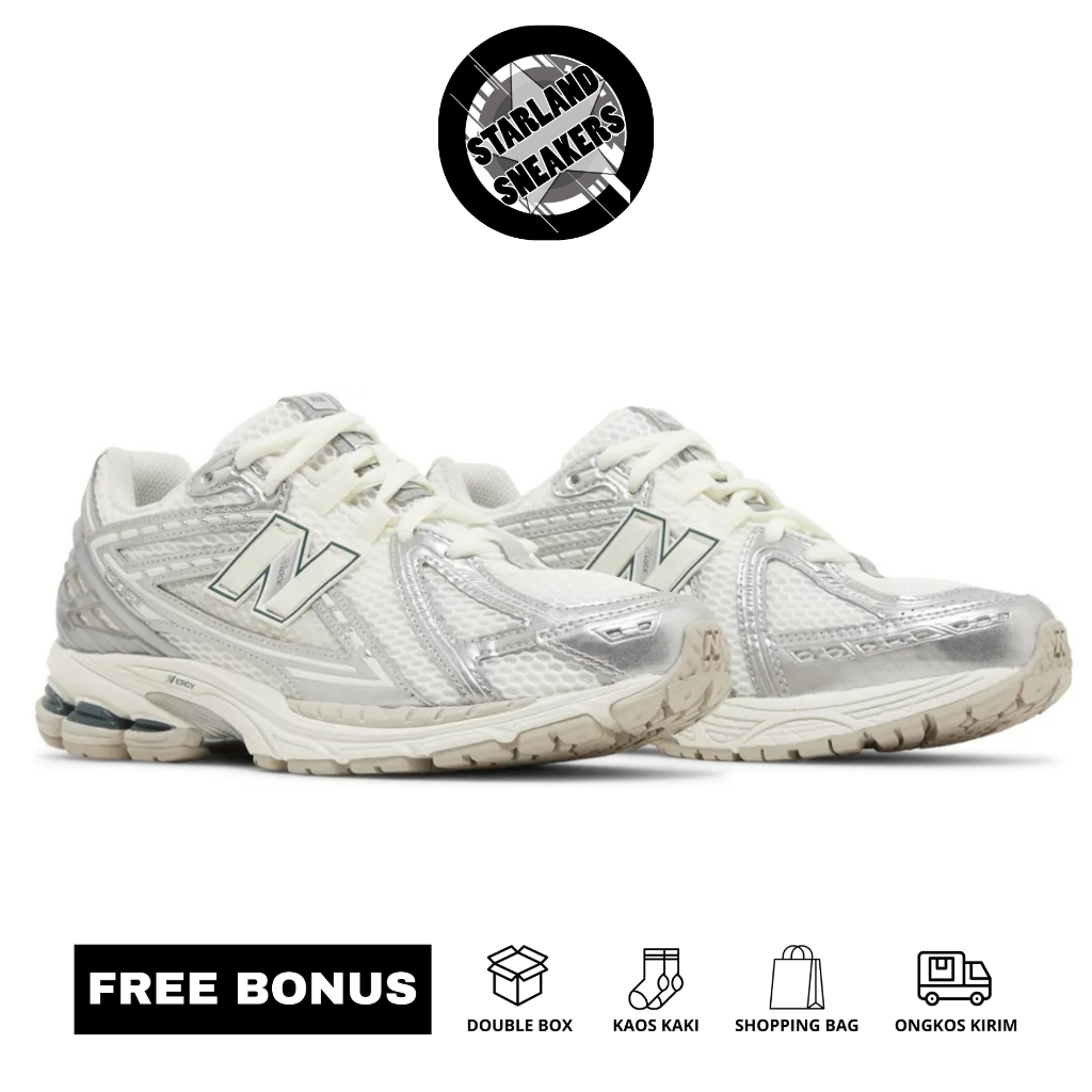 StarlandSneakers - Sneakers NB 1906R Silver Metalic Cream Made In Vietnam 100%