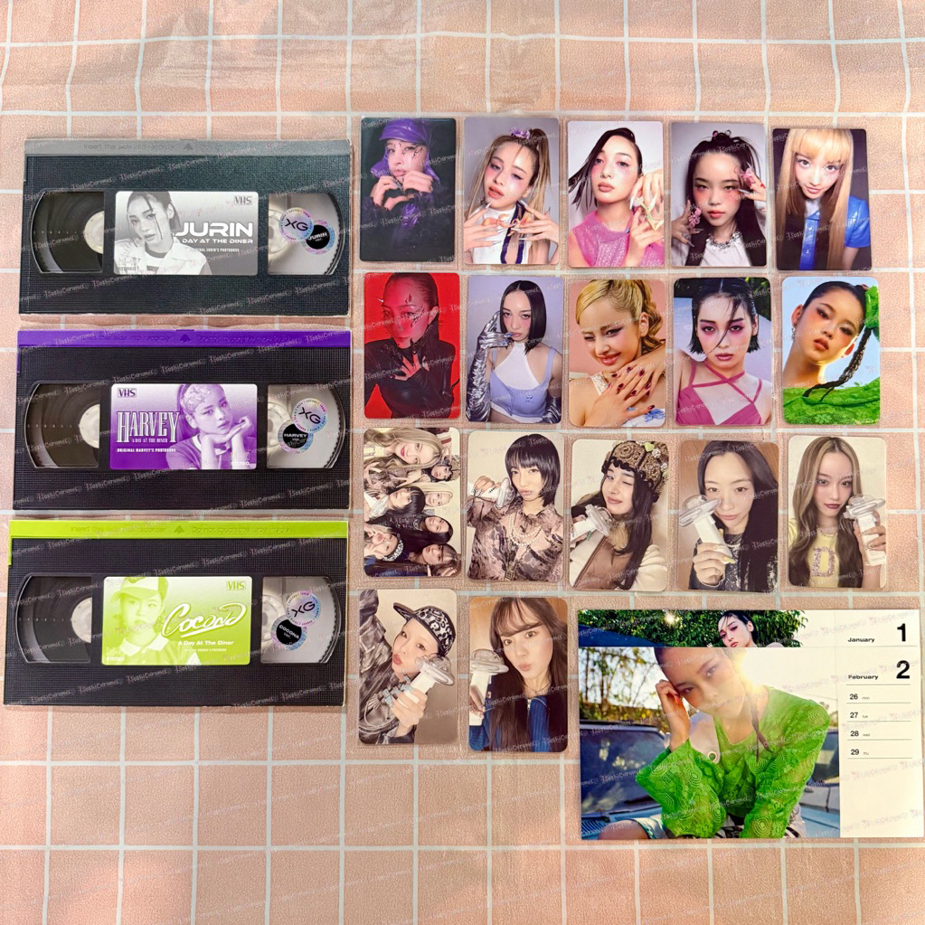 [ BACA DESC + PILIH J&T/SICEPAT ] PC PHOTOCARD XG NEW DNA ALBUM GVRL GANG POB WEVERSE GLOBAL MAYA CH
