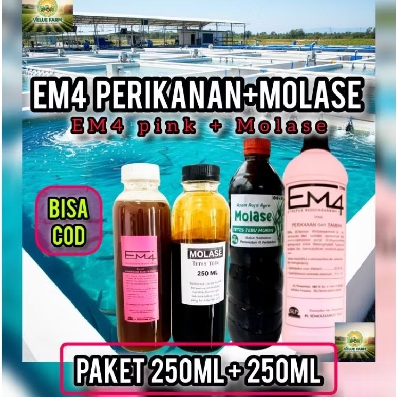 Em4 Perikanan 250gr + Molase 250gr, Em4 Pink + Molase