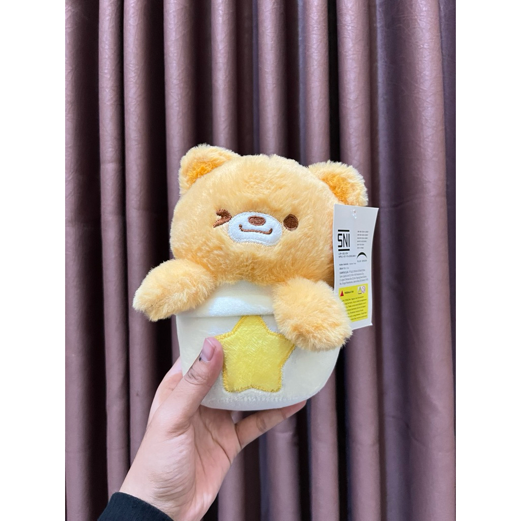 OH SOME Boneka Bowl Bear , beruang