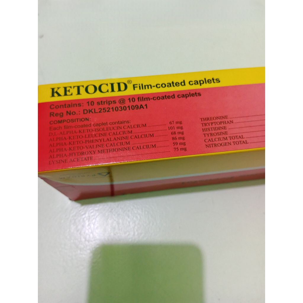 Ketocid Box Original 100 Kaplet Vitamin Ginjal/Kesehatan Ginjal