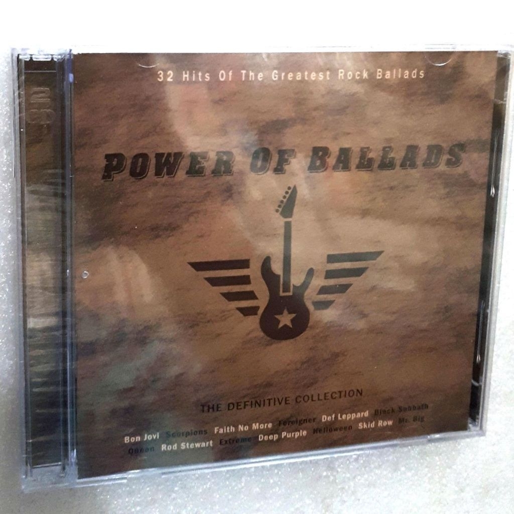CD POWER OF BALLADS NON JOVI DEEP PURPLE DEF LEPPARD SKID ROW FORIGNER MR BIG METALLICA