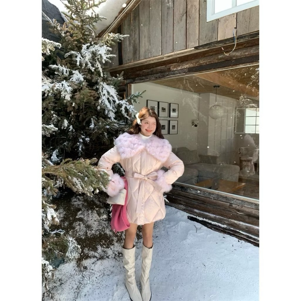 PRELOVED FUR COAT RAPUNZEL BULU ANGSA PREMIUM