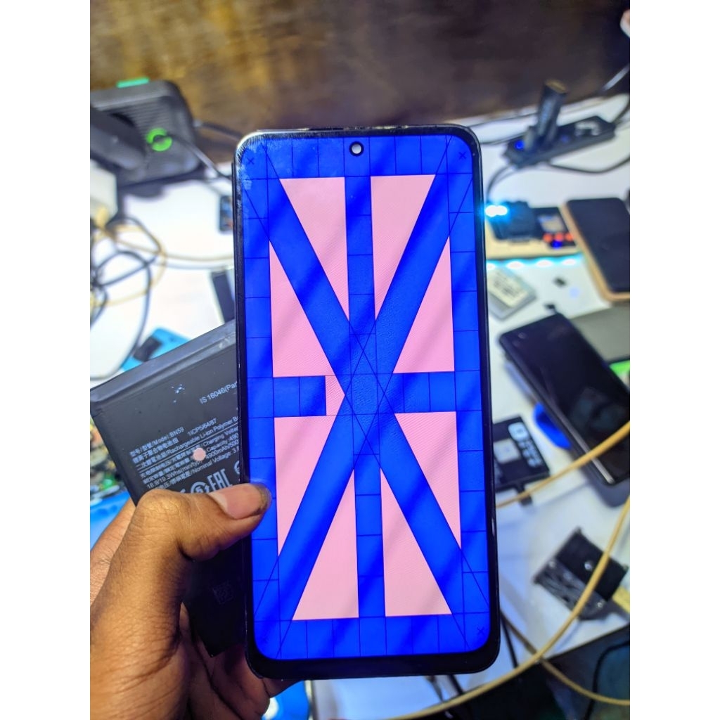 Lcd Redmi Note 10 4G/Note 10S Plus frame Oryginal Copotan Amoled