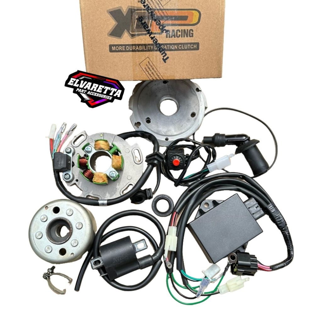 PENGAPIAN MAGNET YZ XGP RACING THAILAND PNP RX KING FIZ R SATRIA 2TAK FULL SET