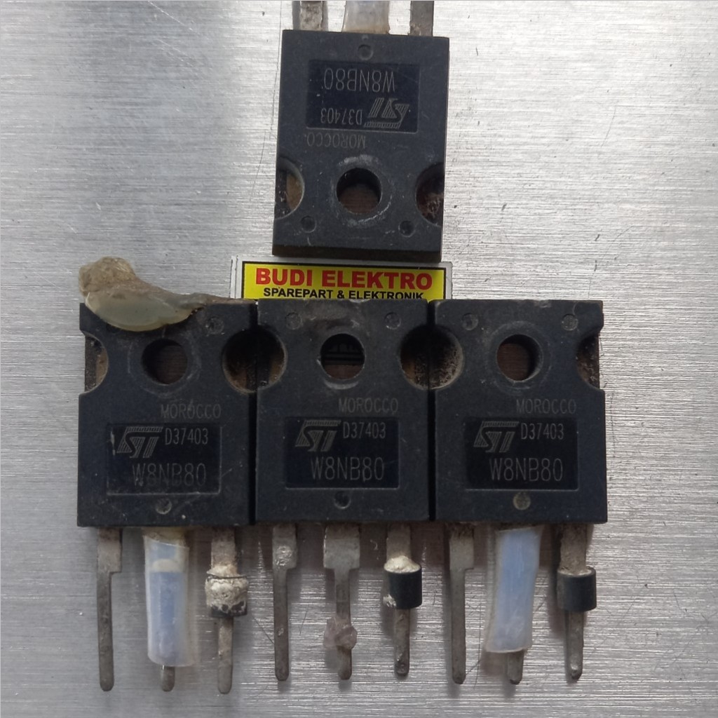 W8NB80 MOSFET N Channel 800V 7A TO247 Second Copotan