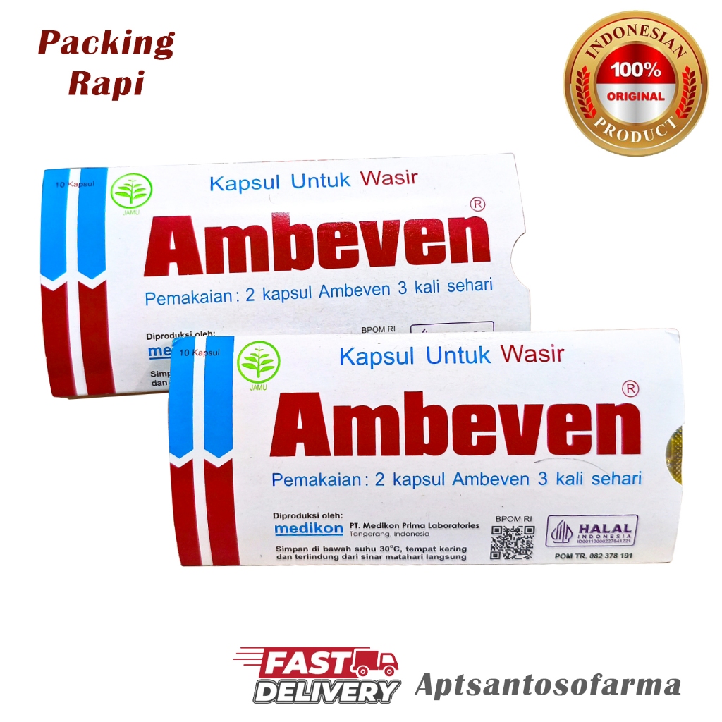 Ambeven Kapsul Original | Obat Wasir & Ambeien