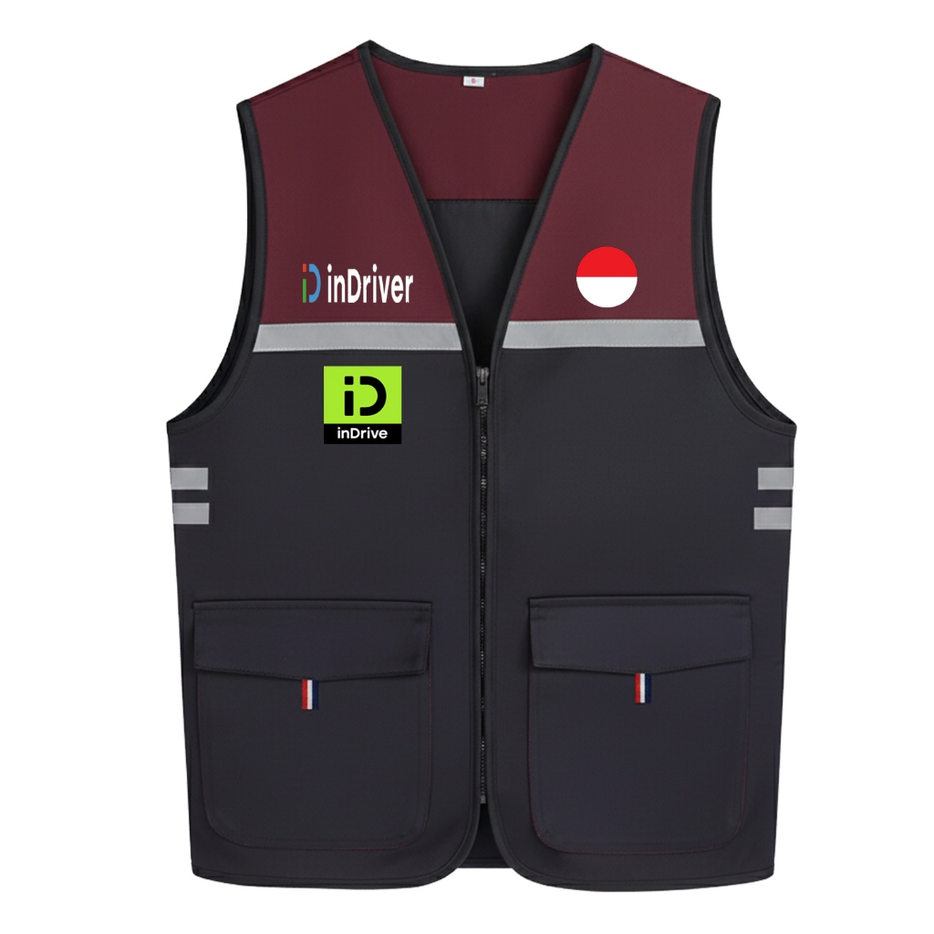 Rompi InDriver Terbaru - Rompi Online Kombinasi - Rompi Motor Indriver