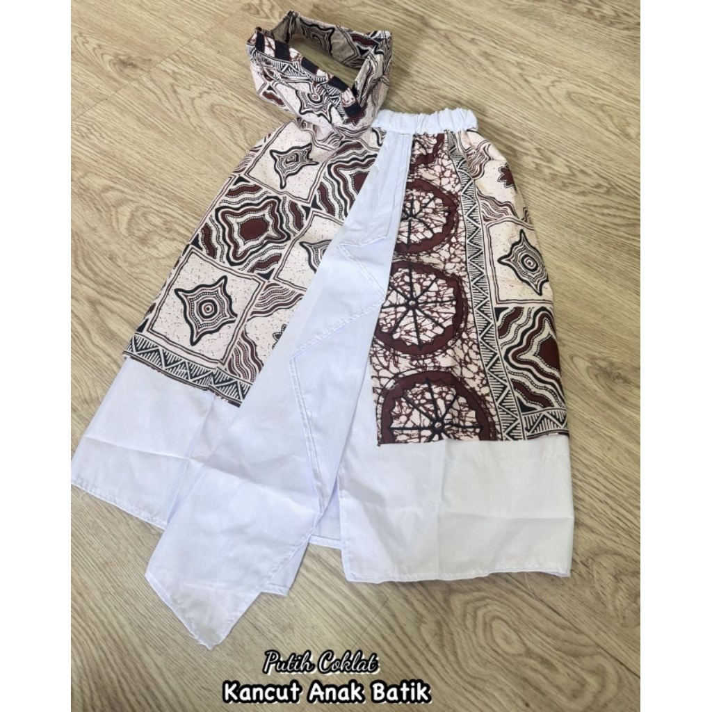 Set Anak Bordir Bali batik kamen jadi udeng