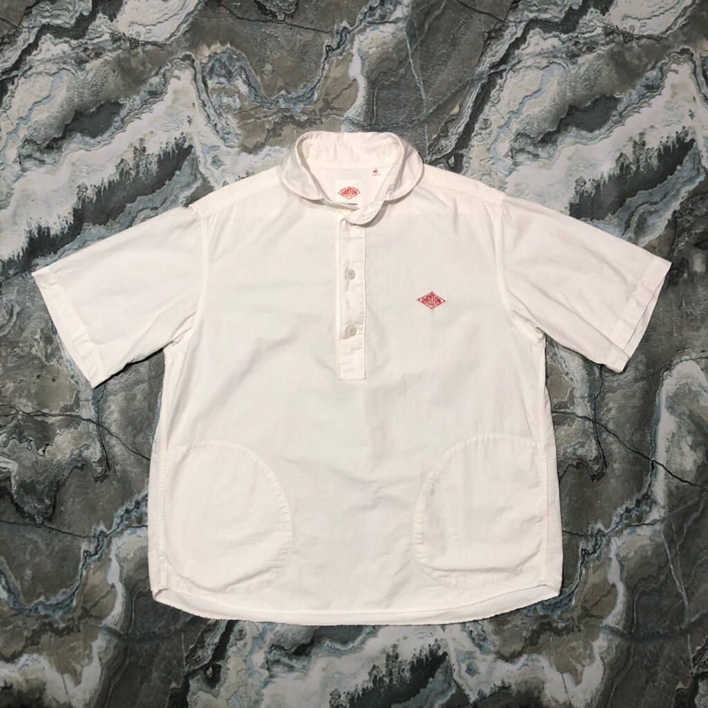 kemeja danton japan white