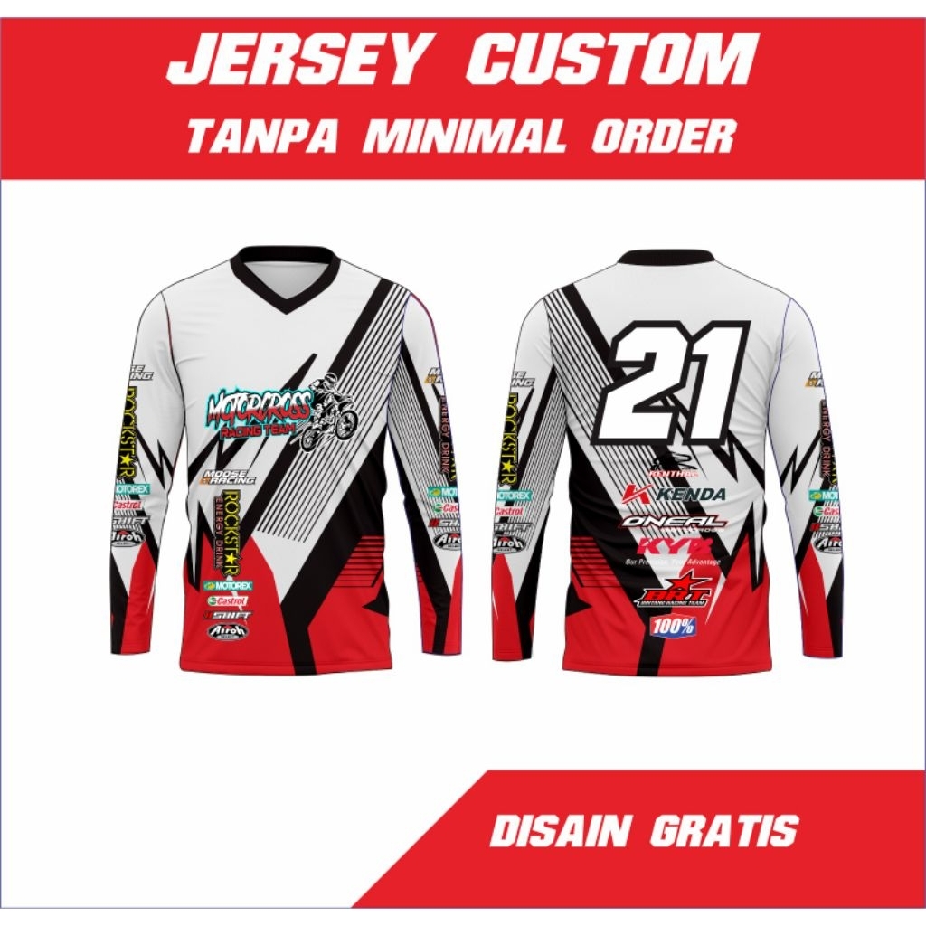 Jersey motocross Jersey trail custom
