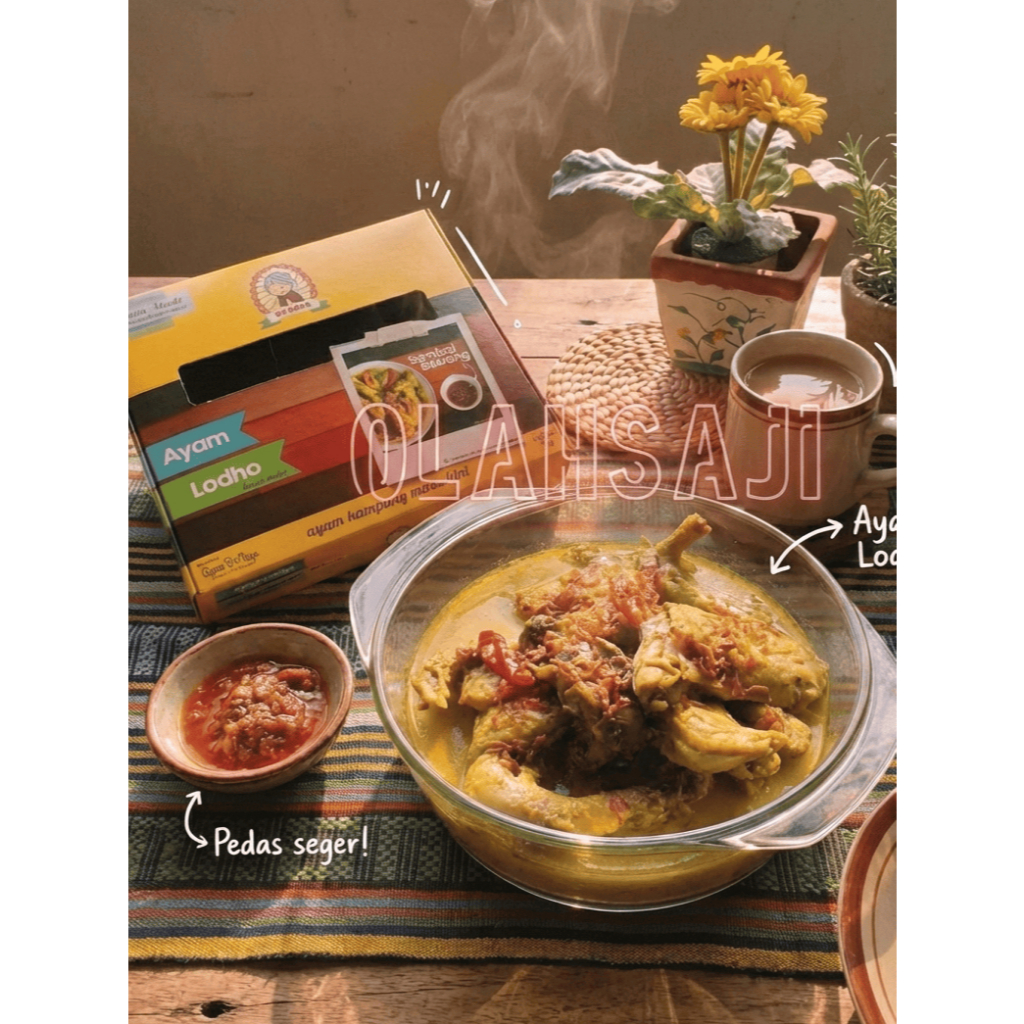 Ayam Kampung Lodho Frozen Bu Mega | Tanpa Pengawet | Halal