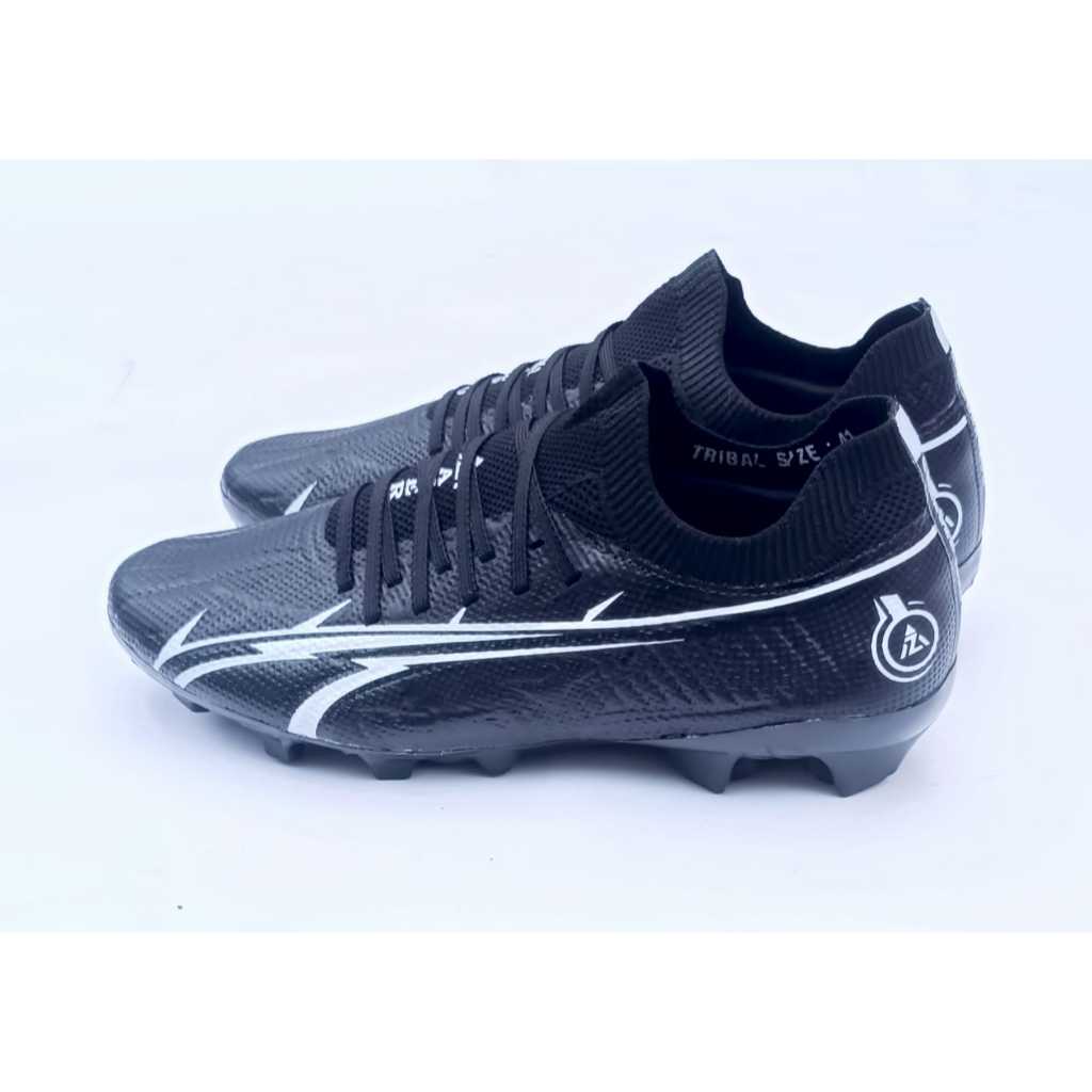 Sepatu Bola AZERO TRIBAL Hitam Size 38-43