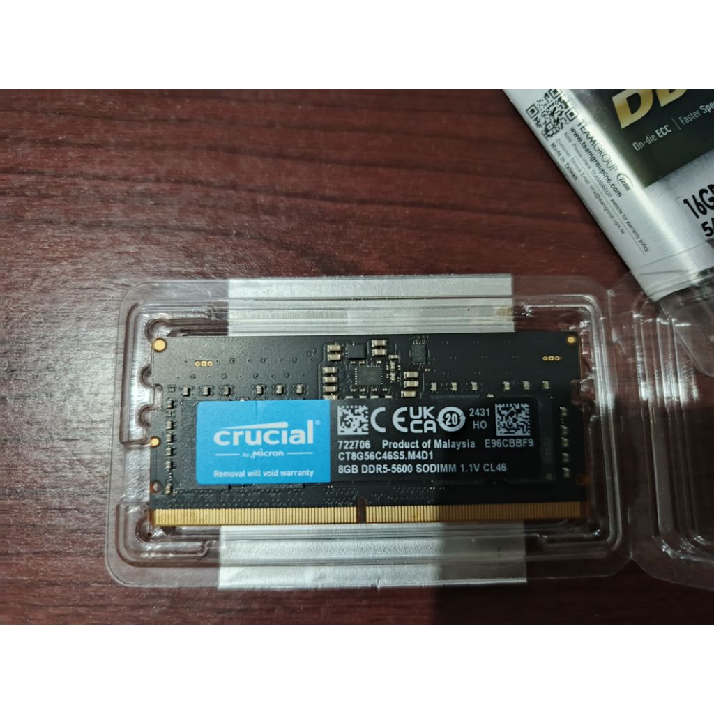 ram laptop DDR5 5600 8GB bekas