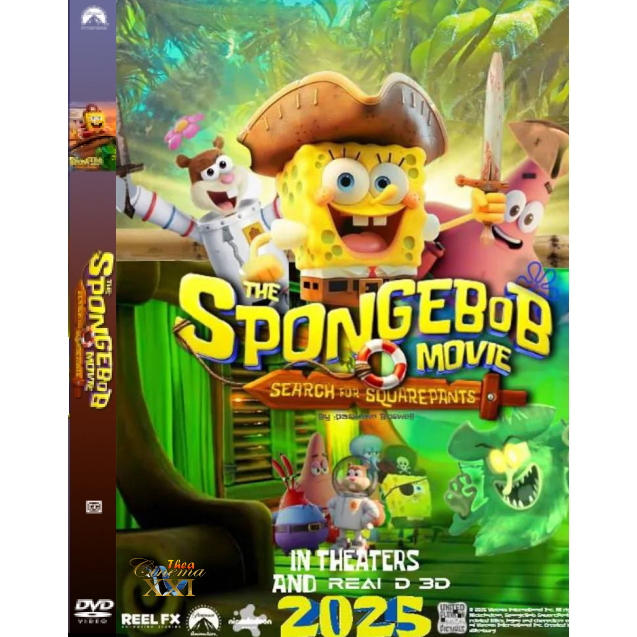 Kaset Film DVD  Box Office Animation : The Sponge Bob Movie : Search For Square Pants (2025)