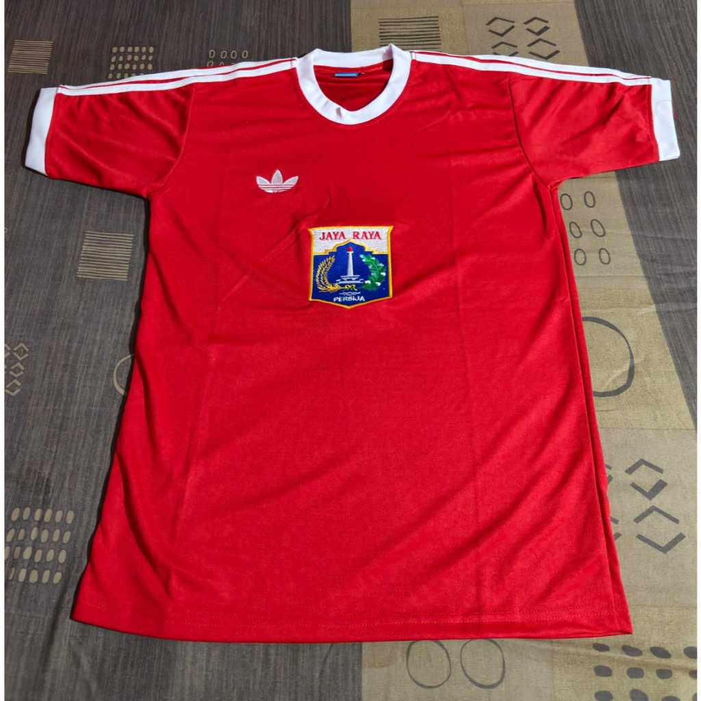 Jersey Bola Persija Retro Home 1979 (Reproduksi) / Jersey Persija Retro